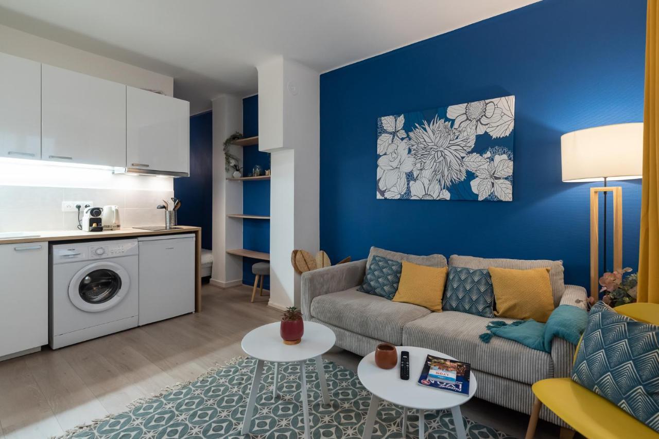 Studio Blue Confort , Proche Gare Part Dieu Lägenhet Villeurbanne Exteriör bild